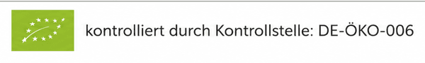 Kontrolliert durch Kontrollstelle DE-ÖKO-006