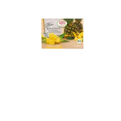 Bio Ananas geschnitten