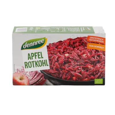 Bio Apfelrotkohl