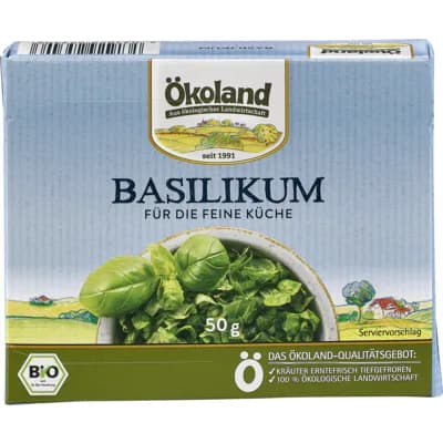 Bio Basilikum feingehackt