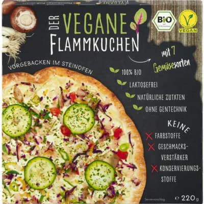 Bio Flammkuchen Vegan 7 Gemüse