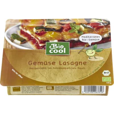 Bio Gemüse Lasagne