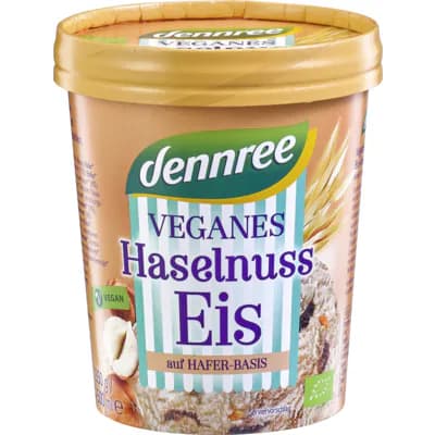 Bio Haselnuss Eis vegan
