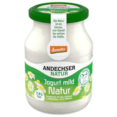 Bio Jogurt mild Demeter 3,8%, 3,7%