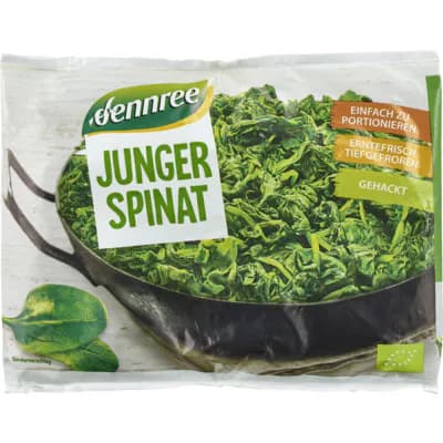 Bio Junger Spinat portioniert