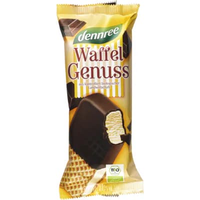 Bio Sandwicheis Waffelgenuss