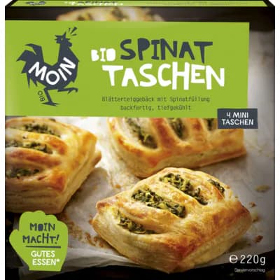 Bio Spinat Taschen