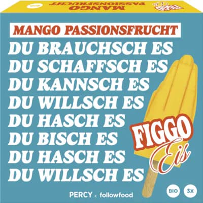 Bio "FIGGO" Multipack Stieleis Mango Passionsfrucht