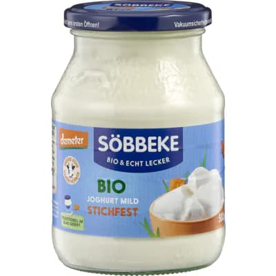 Bio Joghurt natur stichfest, 3,7%