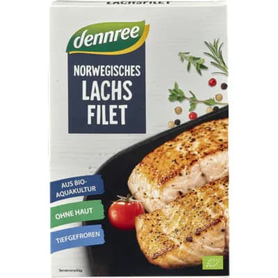 Bio Norwegisches Lachsfilet, (2x80g)