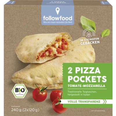 Pizza Pockets Tomate-Mozzarella