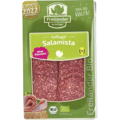 Bio Salamista - Aufschnitt nach Art Geflügelsalami